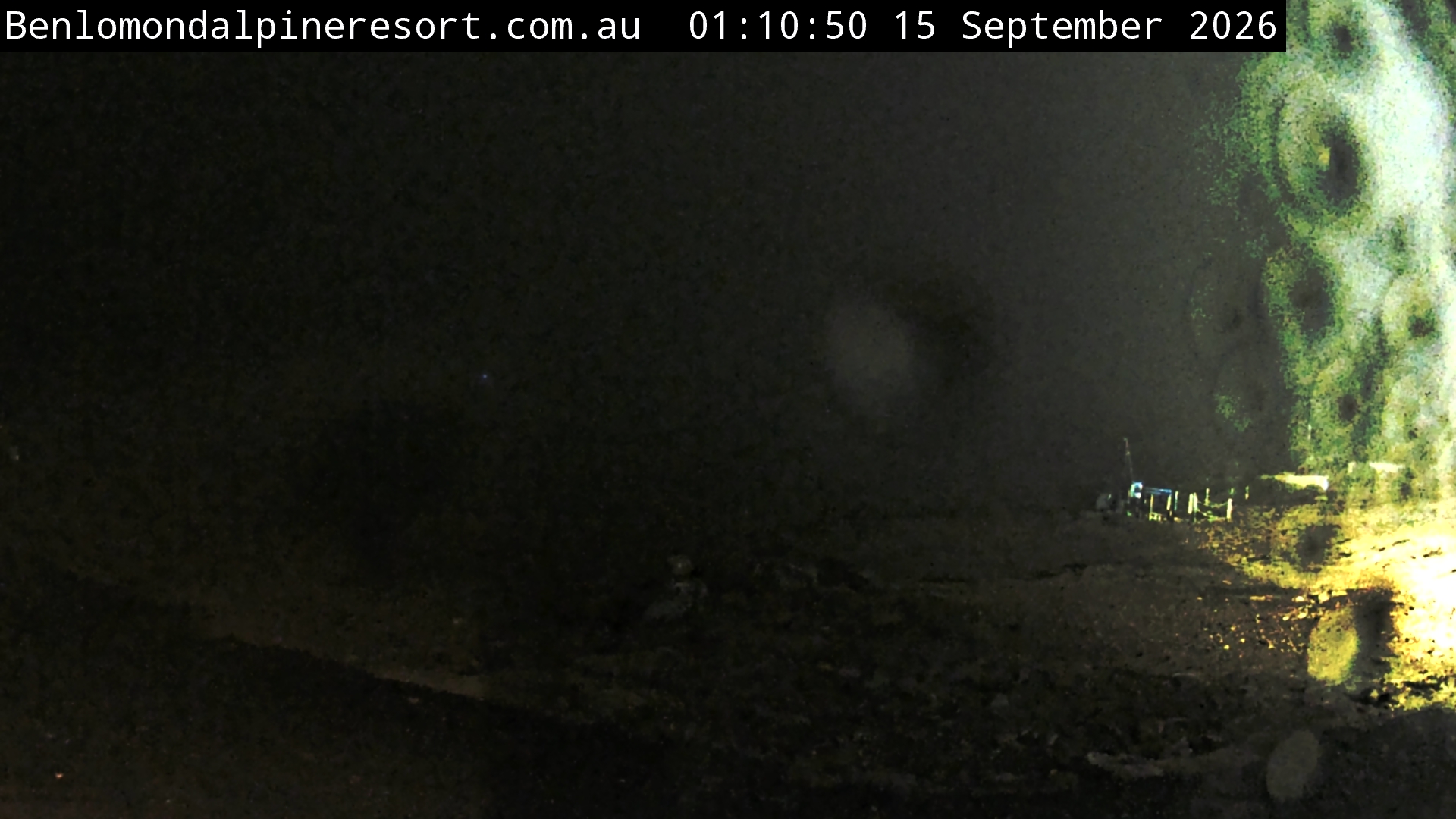 Ben Lomond Toboggan Area and Village Poma Snow Camera